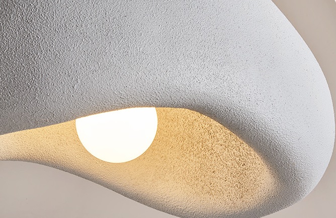 Светильник RRR DZN-6111 БЕЛЫЙ ` D400*350*250/H1200/1/E27/60W белый шнур STONE 25-02