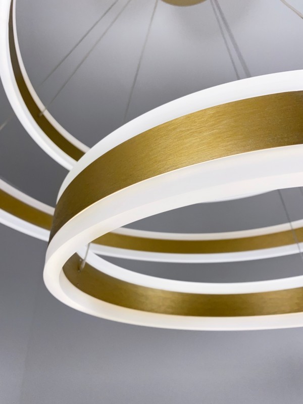 Светильник SP.4240 золото ` D400+600+800/H1000/3/LED/150W 4000-4500K SPF11 (1 из 2шт в коробке)