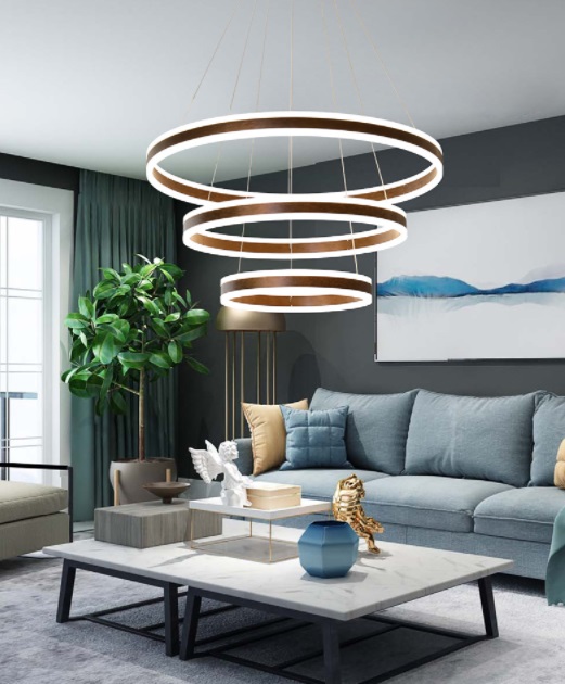 Светильник SP.4241 кофе ` D400+600+800/H1000/3/LED/230W 4000-4500K SPF01 (1 из 2шт в коробке)