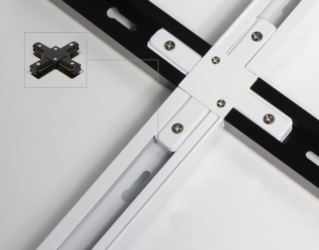 Коннектор для шинопровода -образный, белый SPF22-07