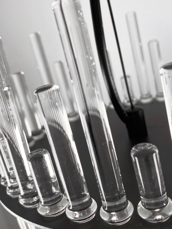 Светильник подвесной SAPFIR SPF-8809 ЧЕРНЫЙ ` D180/H1200/1/E27/40W 22-12