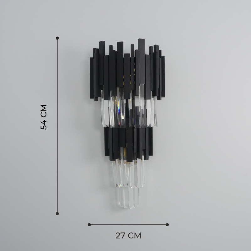Светильник SPF-4288 ЧЕРНЫЙ + ЗОЛОТО ` D540/H270/2/E14/60W 21-11