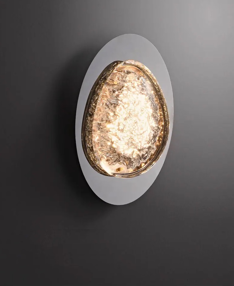 Светильник DZN-11727 РОМ + ПРОЗРАЧНЫЙ ` D245/H330/1/LED/8W/4500K EVIAN LONG