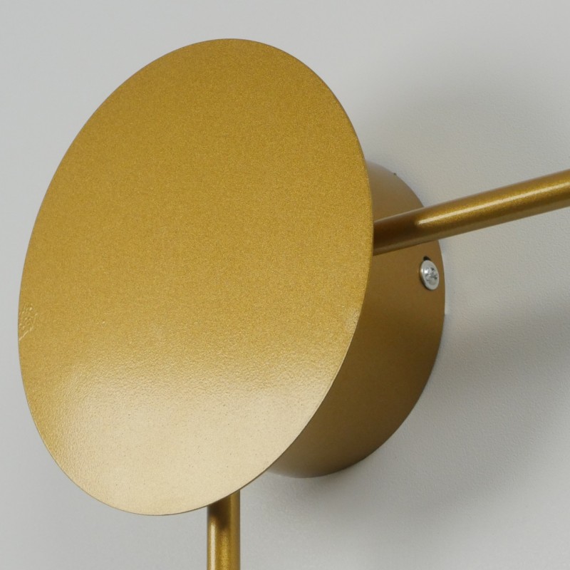 Светильник настенный ElegantLight DZN-4427 ЗОЛОТО ` D380*420/H100/1/LED/8W/4500K Dots 22-12