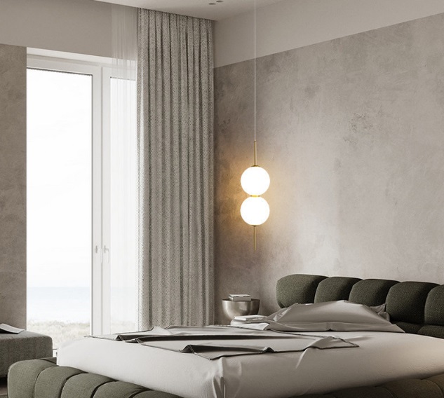 Светильник подвесной ElegantLight DZN-4434 БРОНЗА ` D150/H560-1200/2/LED/12W/4000K BAALL 24-12