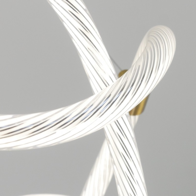 Светильник подвесной ElegantLight DZN-4442 БРОНЗА ` D800/H1200/1/LED/.W NAPOLI 24-03