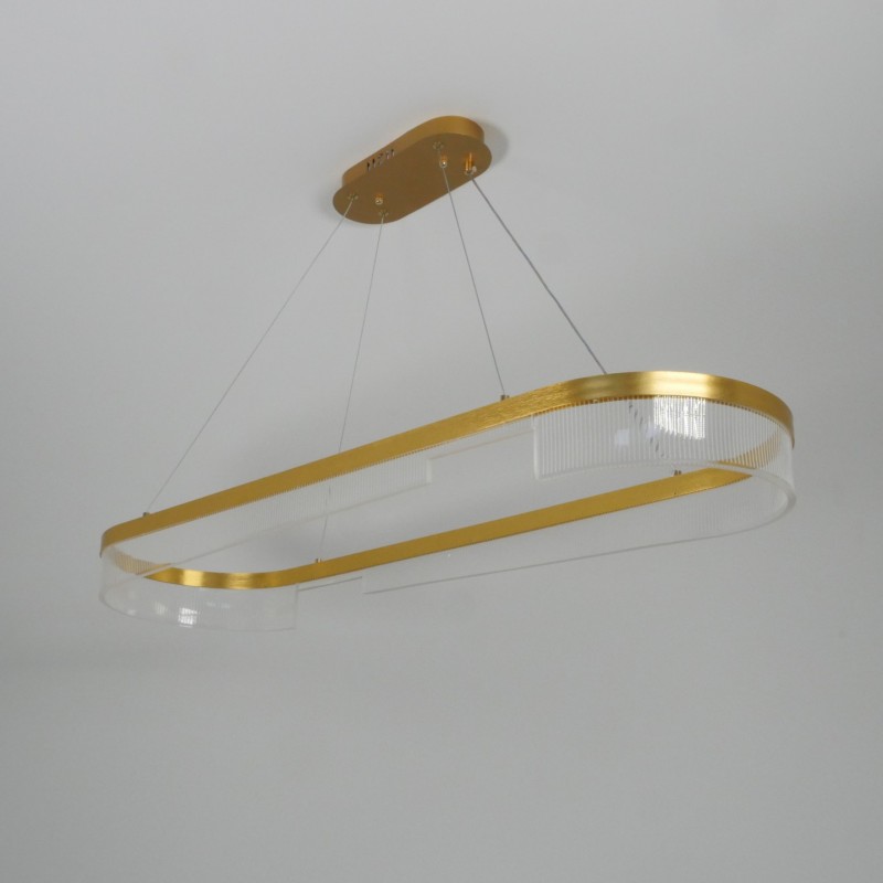 Светильник ElegantLight DZN-4515 ЗОЛОТО ` D1000*300/H1500/1/LED/120W 2.4G ZEBRA 23-12