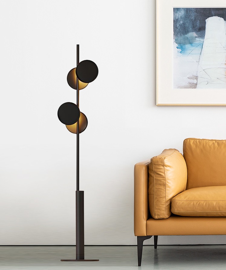 Светильник DZN-40600 ЧЕРНЫЙ + ЗОЛОТО ` D290/H1600/4/G9/40W BINO