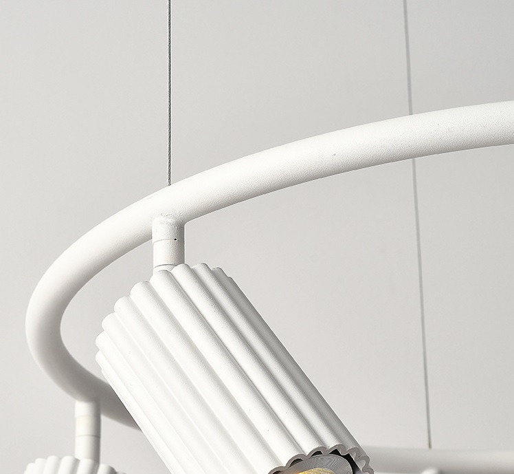 Светильник DZN-33251 БЕЛЫЙ ` D600*200/H1200/6/GU10/30W