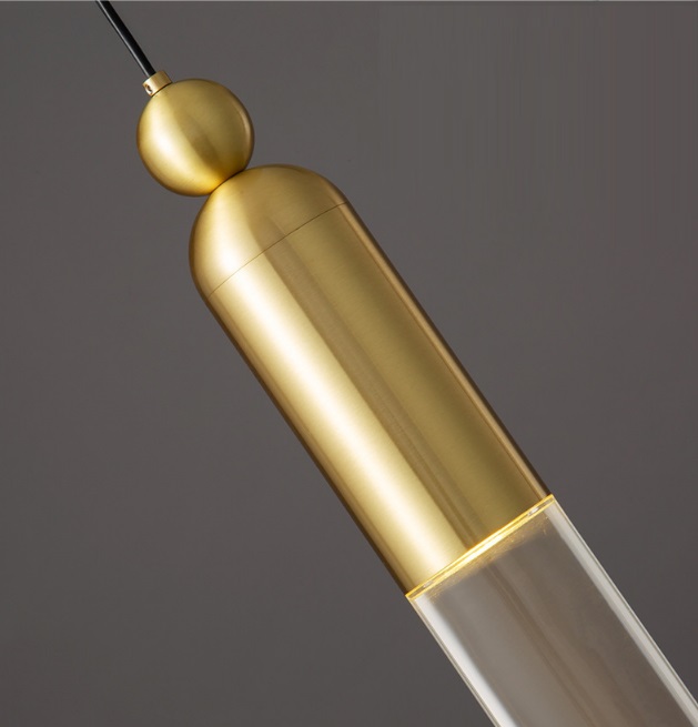 Светильник DZN-54388 БРОНЗА ` D100/H470+1200/1/LED/5W/3000K GELIS