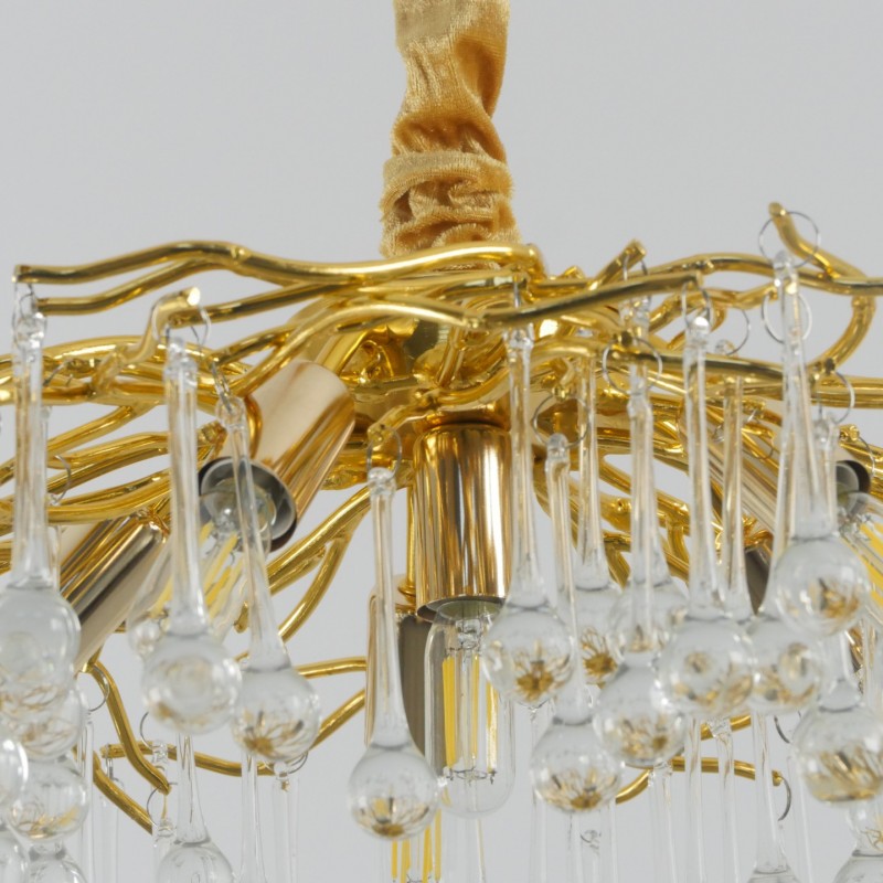 Светильник потолочный SPF-9144 ЗОЛОТО ` D500/H400/6/E14/40W RAIN 22-12