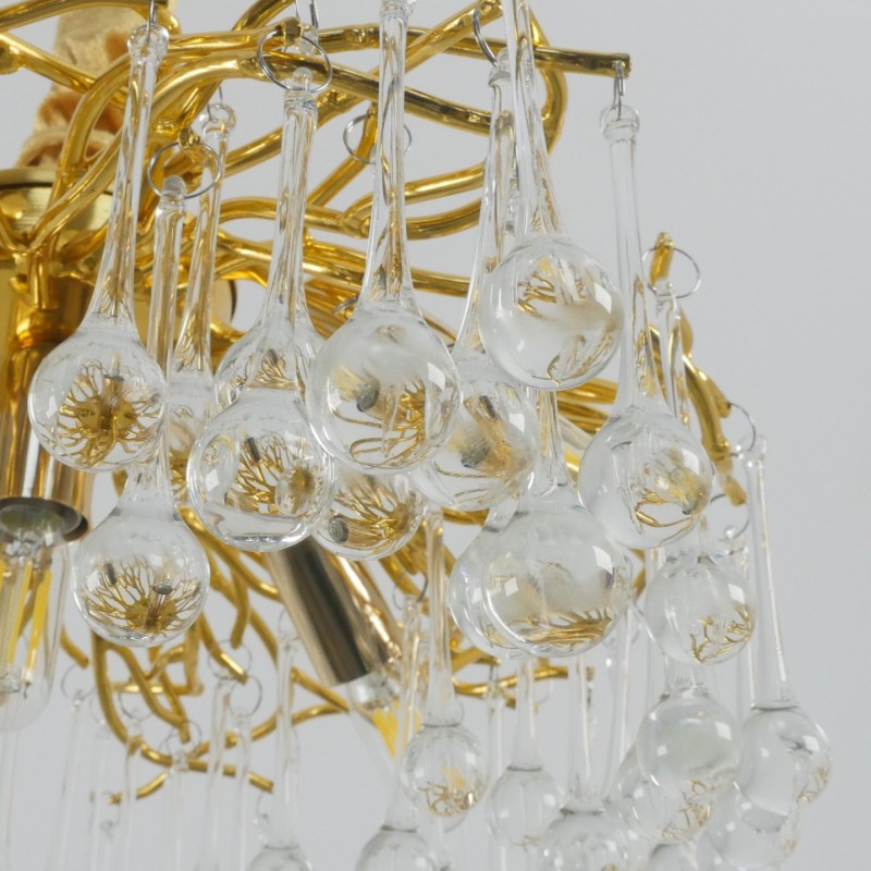 Светильник потолочный SPF-9144 ЗОЛОТО ` D500/H400/6/E14/40W RAIN 22-12