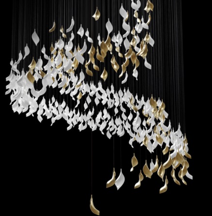 Светильник-инсталляция DZN-64574 БЕЛЫЙ/ПРОЗРАЧНЫЙ ` D1800*650/H2000 /4/LED/W/4000K