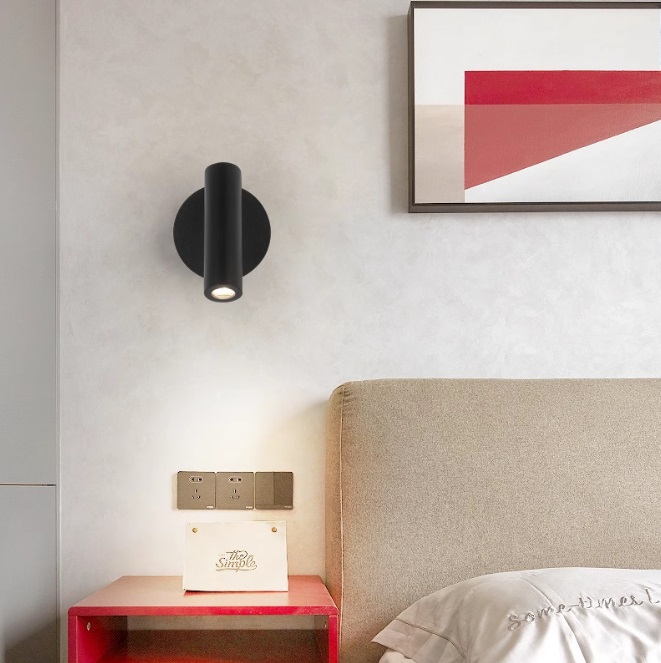 Светильник DZN-12033 ЧЕРНЫЙ ` D110/H80/1/LED/3W/4000K с выключателем