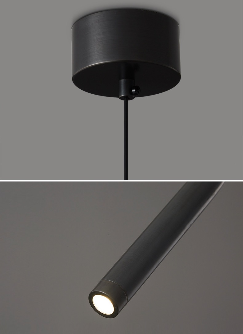 Светильник DZN-11051 ЧЕРНЫЙ ` D20*840/H1200/1/LED/3W/4000K AIACOMBO