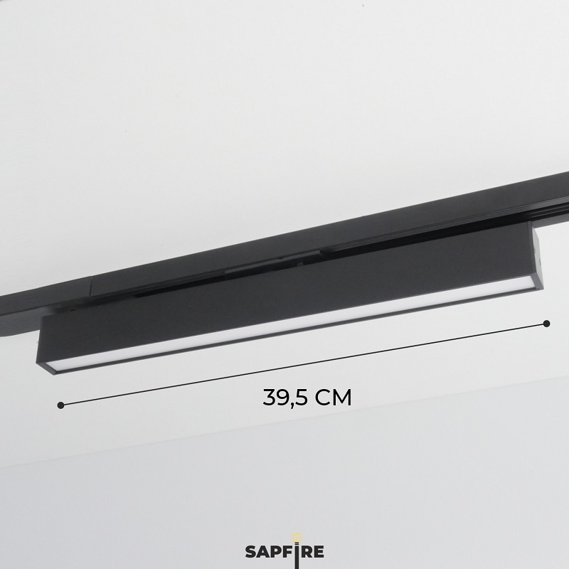 Трековый светильник линейный 20W черный Лайнер2