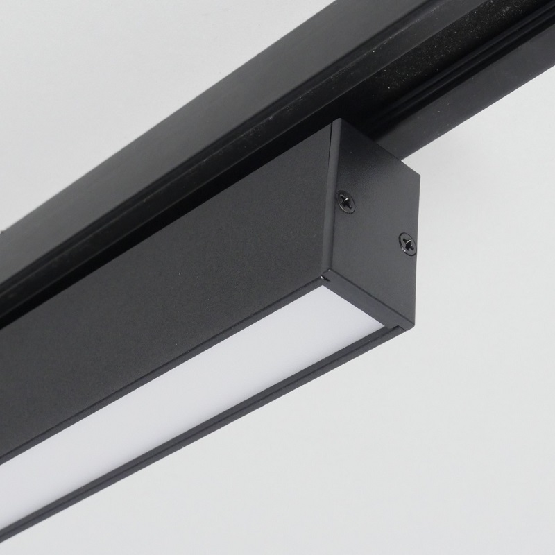 Трековый светильник линейный 20W черный Лайнер2