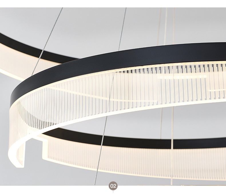 Светильник DZN-33633 ЧЕРНЫЙ ` D800+600+400/3/LED/144W/3000-6500K