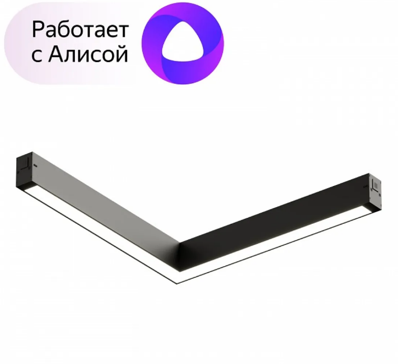 Светильник DK8014-BK угловой SMART LINEAR ANGLE 18W DIM 3000K-6000K Denkirs черный RSP