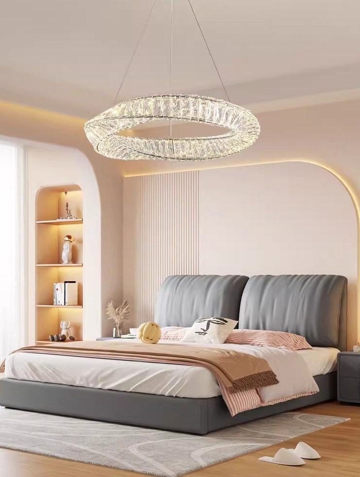 Светильник подвесной светодиодный ElegantLight DZN-8188 РОМ ` D400/H1200/1/LED/25W/4000K DOMO 24-07