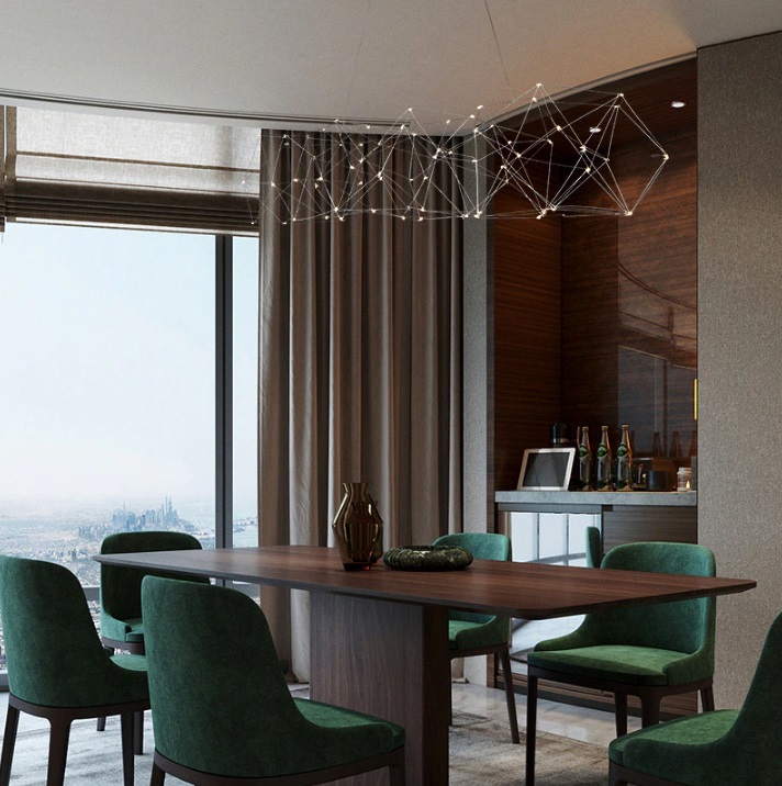 Светильник подвесной ElegantLight DZN-8201 MAT.CHROME ` D122*55/H40*150/118/LED/59W/3000K 22-10 SELE