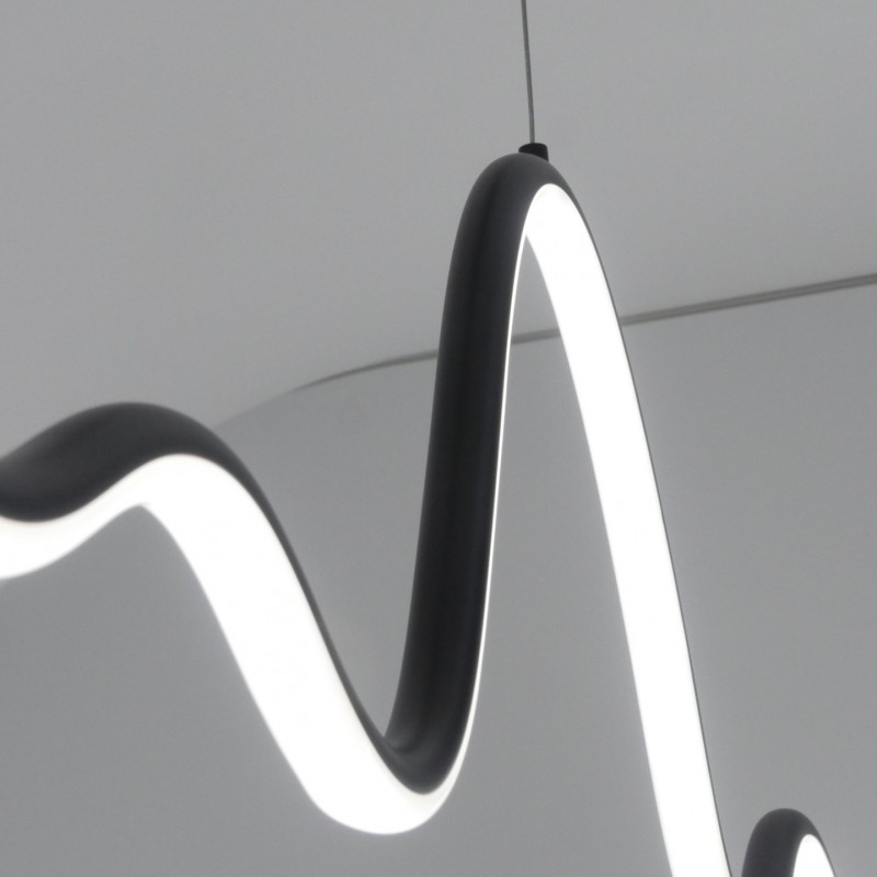 Светильник ElegantLight DZN-6059 ЧЕРНЫЙ ` D1200/H1500/1/LED/30W/4500K IMPULSE 23-12