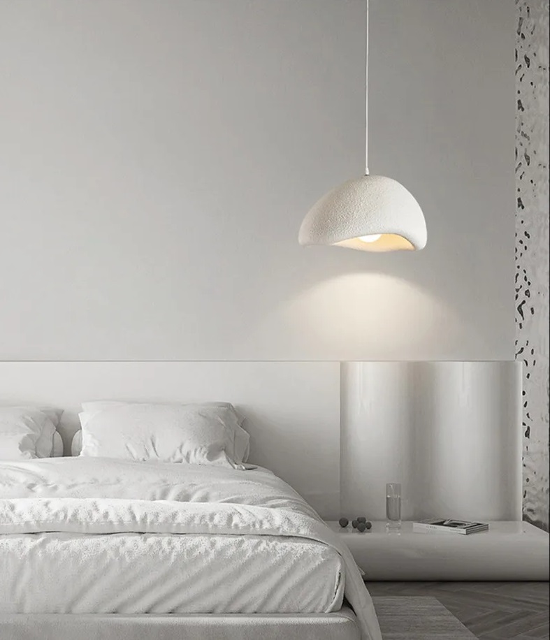 Светильник DZN-6110 БЕЛЫЙ ` D300*270/H1200/1/E27/60W белый шнур STONE 24-12