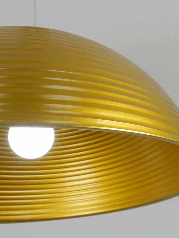 Светильник подвесной SPF-6121 ЗОЛОТО+ЗОЛОТО ` D500/H1250/1/E27/40W без ламп, прозрачный провод SPFD