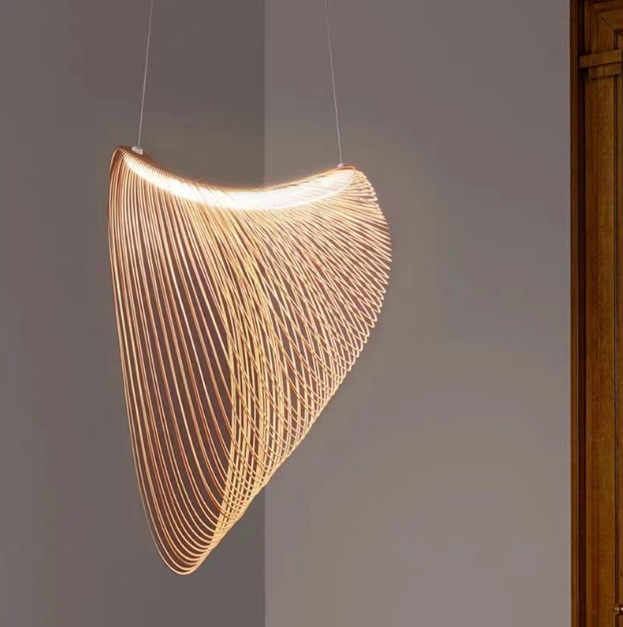 Светильник DZN-34220 КОРИЧНЕВЫЙ ` D400/H600/1/LED/10W/4000K FOSSIL цвет древесин 24-08 ZSUZSANNA