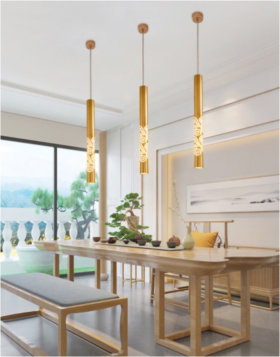 Светильник SPF-1541 BRONZE/БРОНЗА ` D50/H500-1200/1/GU10/50W + LED 6W подсветка SPF13-1