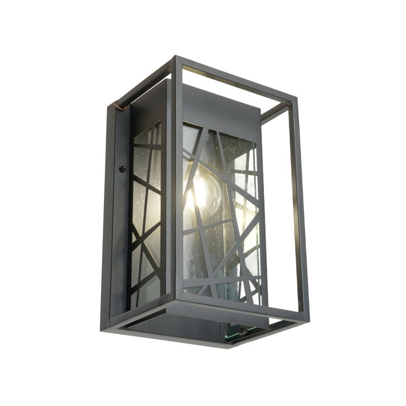 Светильник садово-парковый Feron PL641 на стену 60W 230V E27, черный 11647