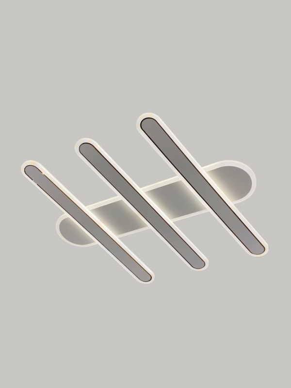 Светильник потолочный SPF-9345 БЕЛЫЙ + ЗОЛОТО ` D600/H80/3/LED/80W 2.4G 22-08 (1 из 2шт в коробке)