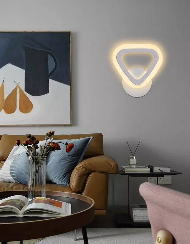 Светильник SPF-4846 WHITE/БЕЛЫЙ ` D150/H150/1/LED/12W/3000-6500K с выкл SPF23-04 (1/12)