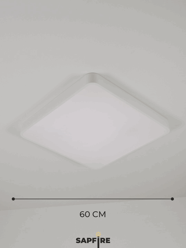 Светильник потолочный SAPFIR SPF-9443 БЕЛЫЙ ` D600/H50/1/LED/60W 2.4G COSMOPOLITAN SPFD