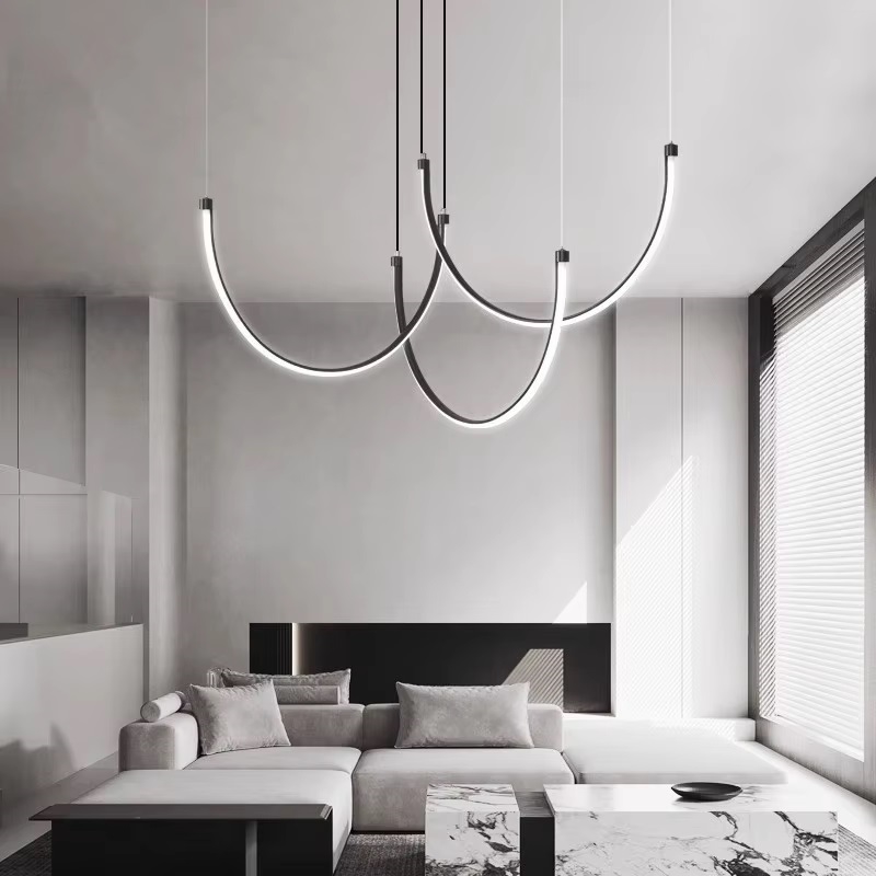 Светильник ElegantLight DZN-53187 ЧЕРНЫЙ ` D800+800+800/H1200/3/LED/..W/4500K SOLANA 25-10