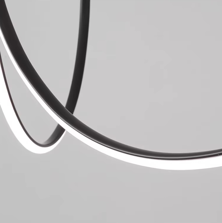 Светильник ElegantLight DZN-53187 ЧЕРНЫЙ ` D800+800+800/H1200/3/LED/..W/4500K SOLANA 25-10