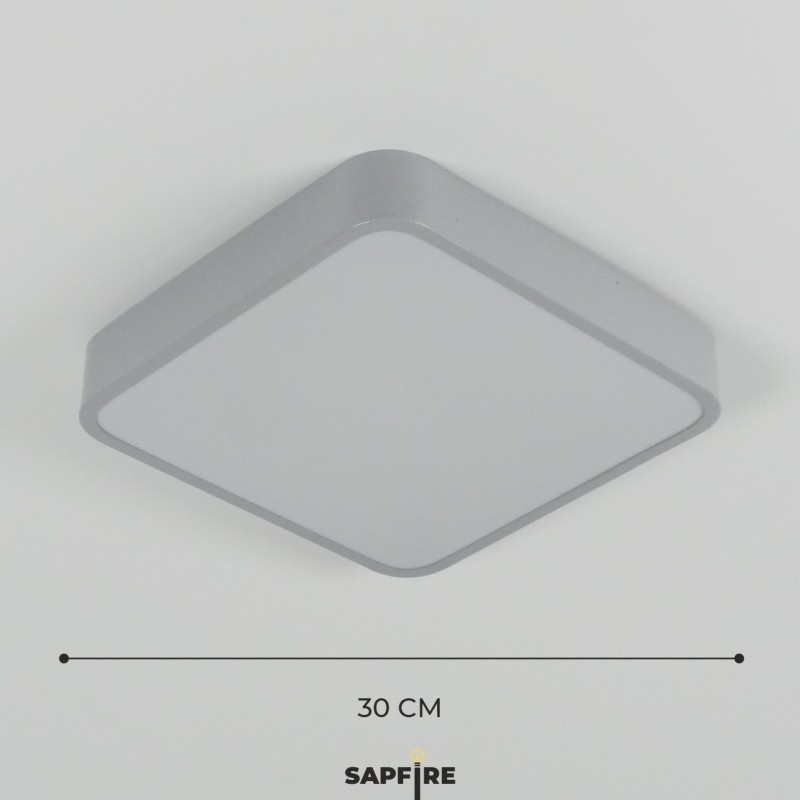 Светильник потолочный SAPFIR SPF-9510 СЕРЫЙ ` D300/H50/1/LED/40W 2.4G COSMOPOLITAN SPFD