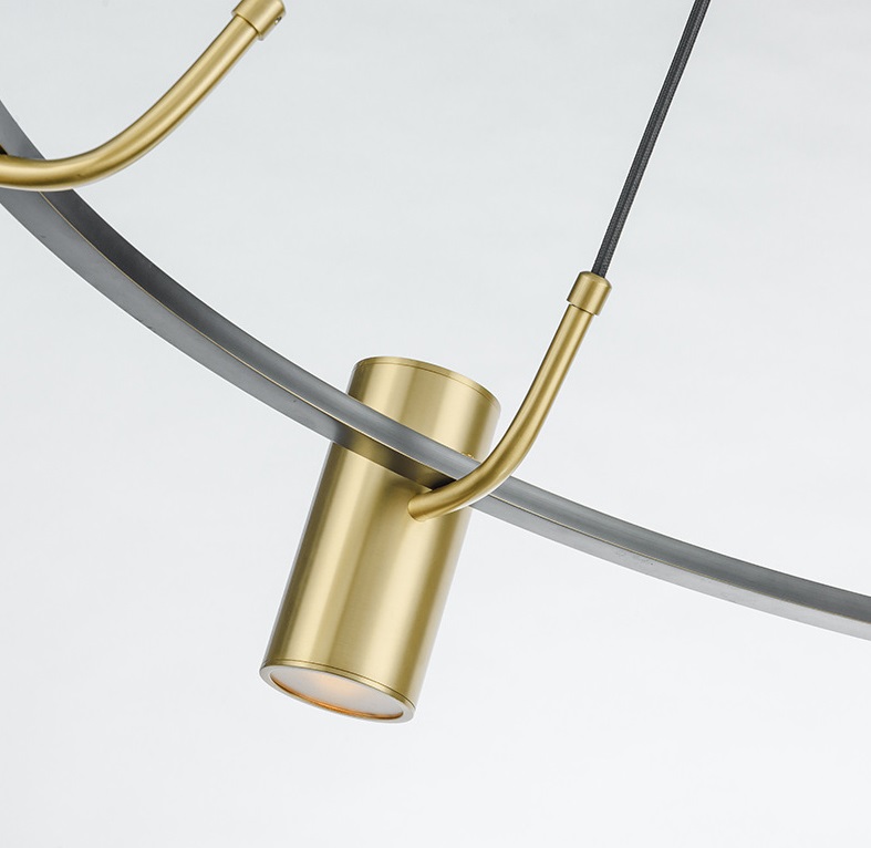 Светильник DZN1-2-103 БРОНЗА ` D700*150/H1200/6/GU10/50W WHELL