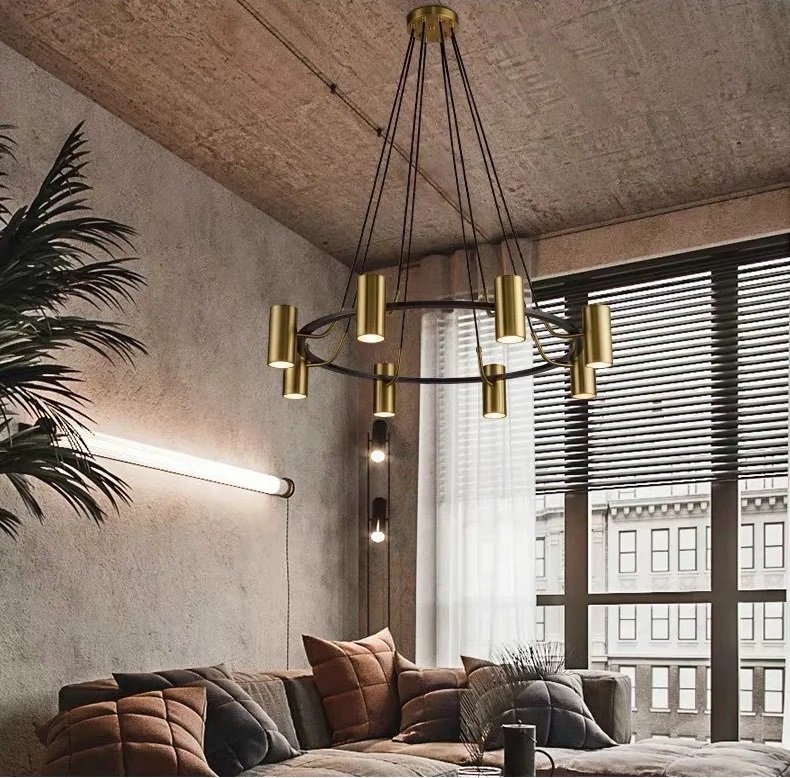 Светильник DZN1-2-103 БРОНЗА ` D700*150/H1200/6/GU10/50W WHELL