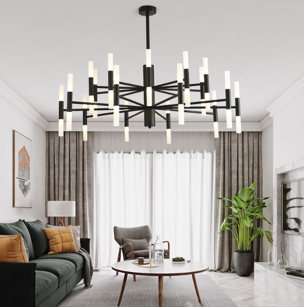 Светильник DZN-54307 ЧЕРНЫЙ ` D1000/H760/40/G4