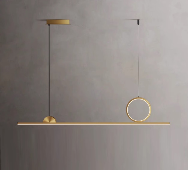 Светильник DZN-54308 ЛАТУНЬ ` D1200/H225+1200/2/LED/.W/4500K