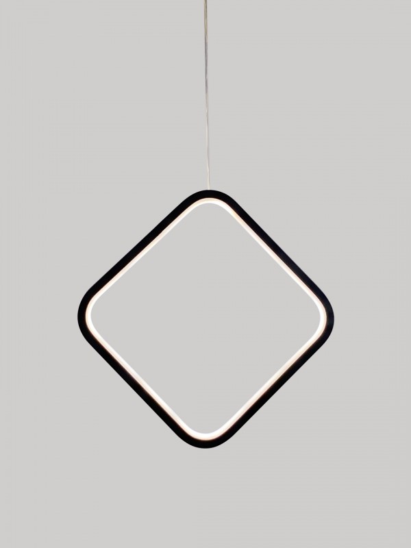 Подвесной светильник SPFD-43430 ЧЕРНЫЙ ` D220*220/H1300/1/LED/12W 3000-6500K RIIM