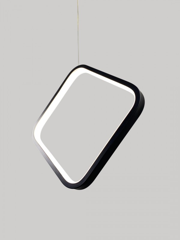 Подвесной светильник SPFD-43430 ЧЕРНЫЙ ` D220*220/H1300/1/LED/12W 3000-6500K RIIM