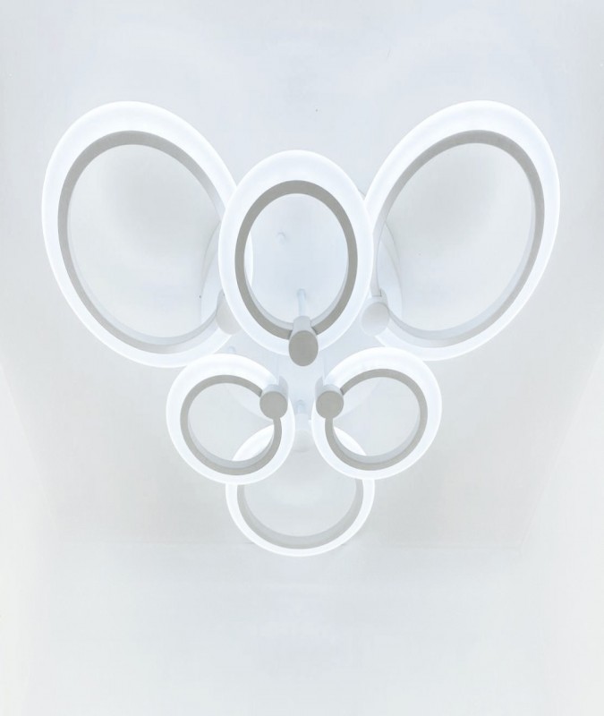 Светильник T5080/3+3 WHITE/БЕЛЫЙ (1C2276) D600/H120/6/LED/120W DIMMER ПДУ 2.4 SPF21-7 Марлоу