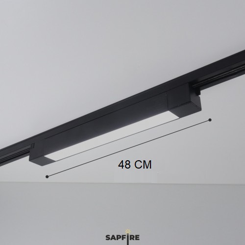 Светильник трековый SAPFIRE SPF-9641 ЧЕРНЫЙ ` 1/LED/30W/4500K 475*35*32mm неповоротный CASPER 26-01
