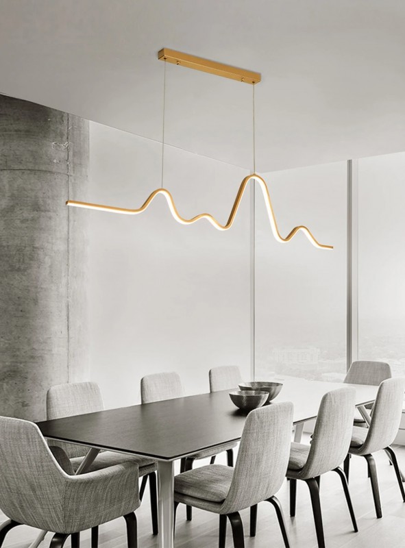 Светильник ElegantLight DZN-11108 ЗОЛОТО ` D1200/H1500/1/LED/30W/4500K IMPULSE 23-12