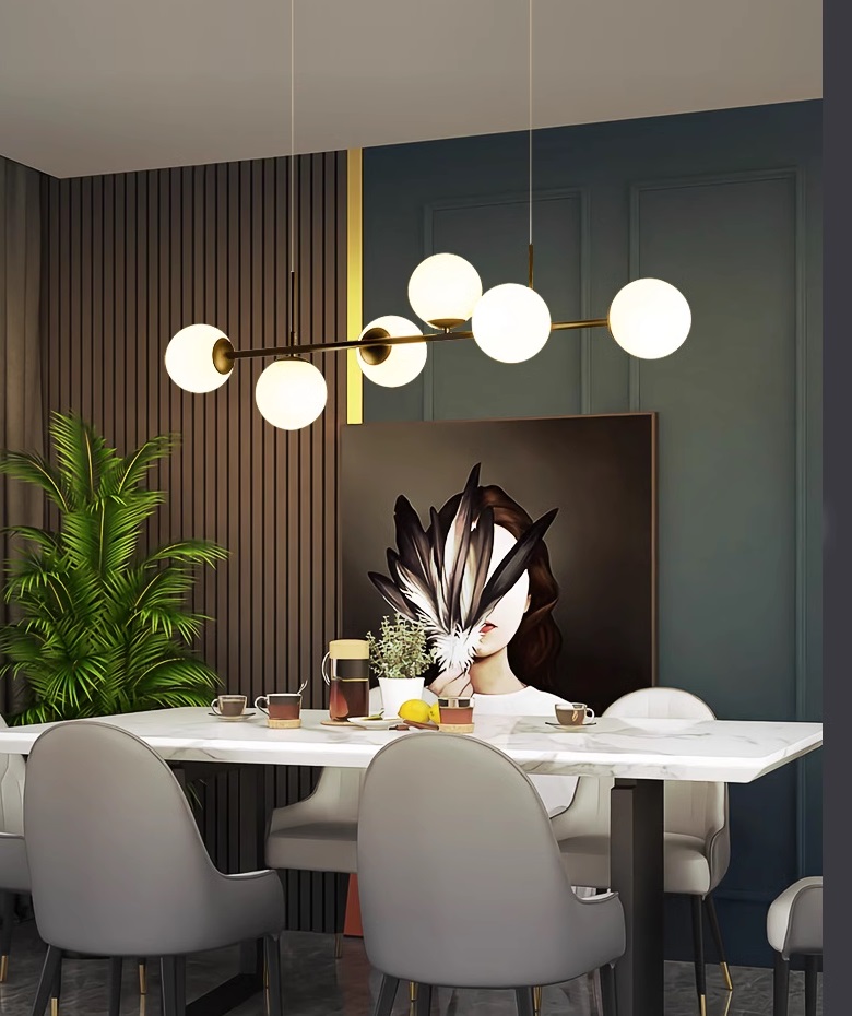 Светильник DZN-2313-6 ЧЕРНЫЙ ` D1200*450/H1200/6/E27/40W 24-10