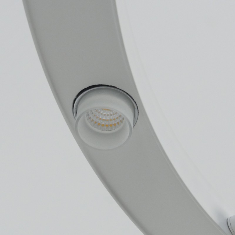 Светильник подвесной ElegantLight DZN-8218 WHITE ` D650/H1200/12+4/LED/48W/3000K 22-10 VISION