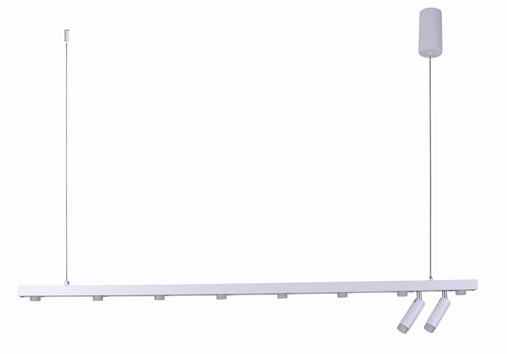 Светильник подвесной ElegantLight DZN-8227 WHITE ` D120/H120/8+2/LED/30W/3000K 23-12 VISION