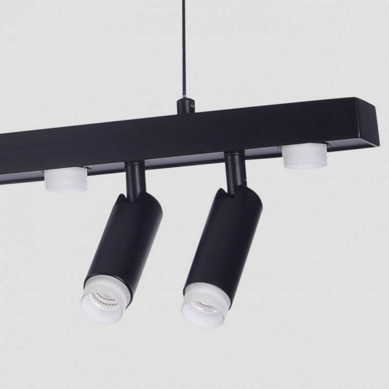 Светильник подвесной ElegantLight DZN-8228 BLACK ` D120/H120/8+2/LED/30W/3000K 23-12 VISION